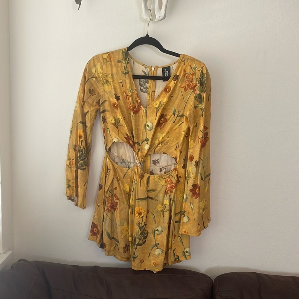 Samantha Pleet floral yellow romper